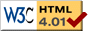 Valid HTML4.01!