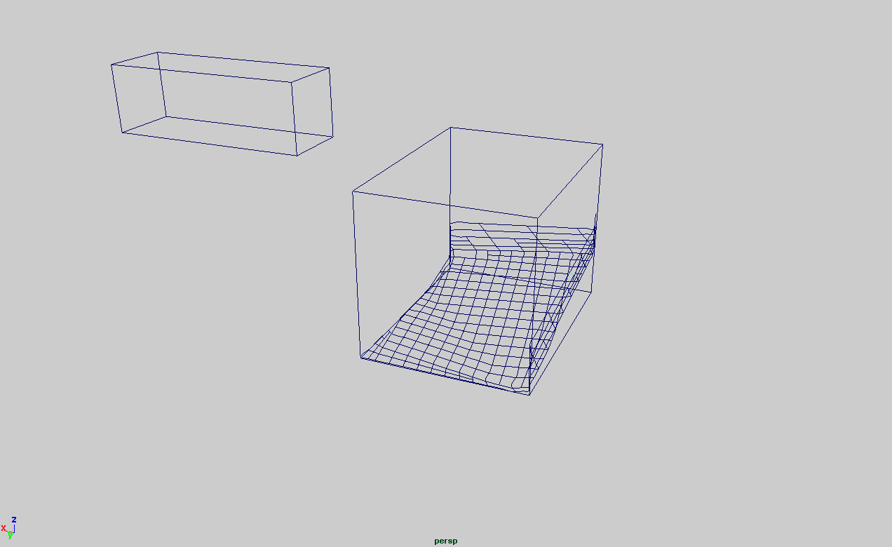 Surface grown in an environment with a repellor and a bounding box