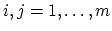 $i,j=1,\ldots,m$