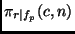 $ \pi_{r\vert f_p}(c,n)$