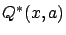 $ Q^*(x,a)$